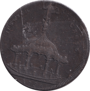 1794 HALFPENNY TOKEN IPSWICH - HALFPENNY TOKEN - Cambridgeshire Coins