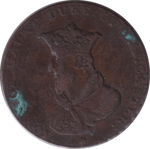 1794 HALFPENNY TOKEN LANCASTER - HALFPENNY TOKEN - Cambridgeshire Coins