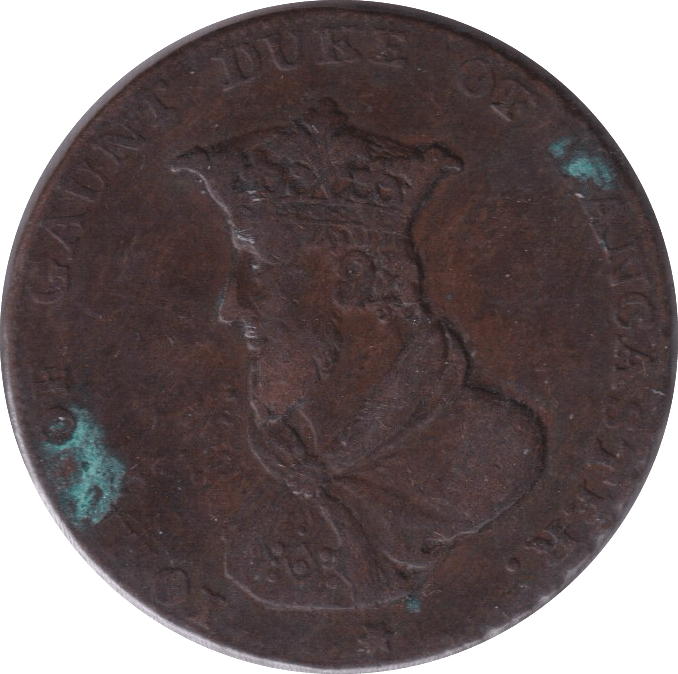 1794 HALFPENNY TOKEN LANCASTER - HALFPENNY TOKEN - Cambridgeshire Coins