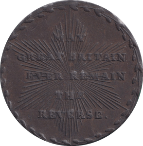 1794 HALFPENNY TOKEN MIDDLESEX HOMOUR UNDER FOOT - HALFPENNY TOKEN - Cambridgeshire Coins
