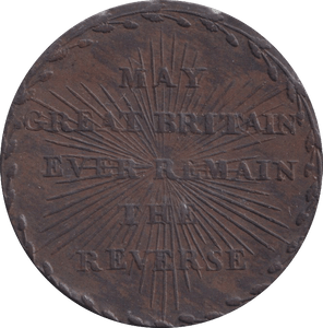 1794 HALFPENNY TOKEN MIDDLESEX HOMOUR UNDER FOOT - HALFPENNY TOKEN - Cambridgeshire Coins