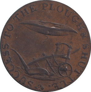 1794 HALFPENNY TOKEN NORWICH PLOUGH - HALFPENNY TOKEN - Cambridgeshire Coins