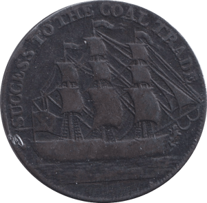 1794 HALFPENNY TOKEN SOUTH SHEILDS - HALFPENNY TOKEN - Cambridgeshire Coins