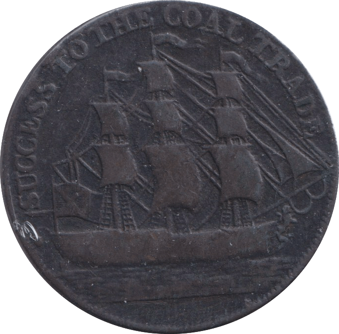 1794 HALFPENNY TOKEN SOUTH SHEILDS - HALFPENNY TOKEN - Cambridgeshire Coins