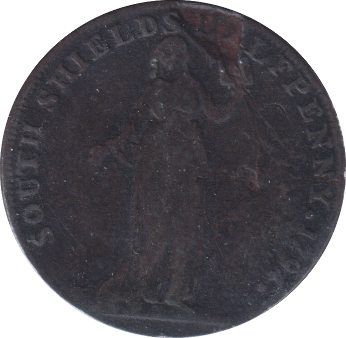 1794 HALFPENNY TOKEN SOUTH SHEILDS - HALFPENNY TOKEN - Cambridgeshire Coins