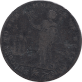 1794 HALFPENNY TOKEN SPALDING - HALFPENNY TOKENS - Cambridgeshire Coins