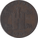 1794 HALFPENNY WJC TOKEN STAFFORD - HALFPENNY TOKENS - Cambridgeshire Coins