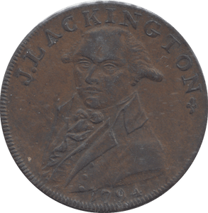 1794 LONDON HALFPENNY TOKEN - HALFPENNY TOKEN - Cambridgeshire Coins