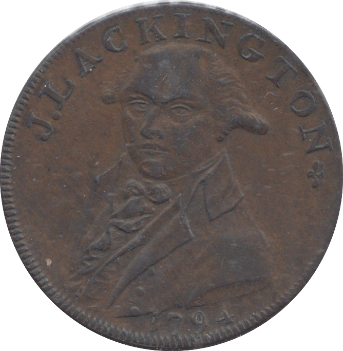 1794 LONDON HALFPENNY TOKEN - HALFPENNY TOKEN - Cambridgeshire Coins