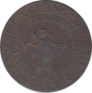 1794 LONDON HALFPENNY TOKEN - HALFPENNY TOKEN - Cambridgeshire Coins