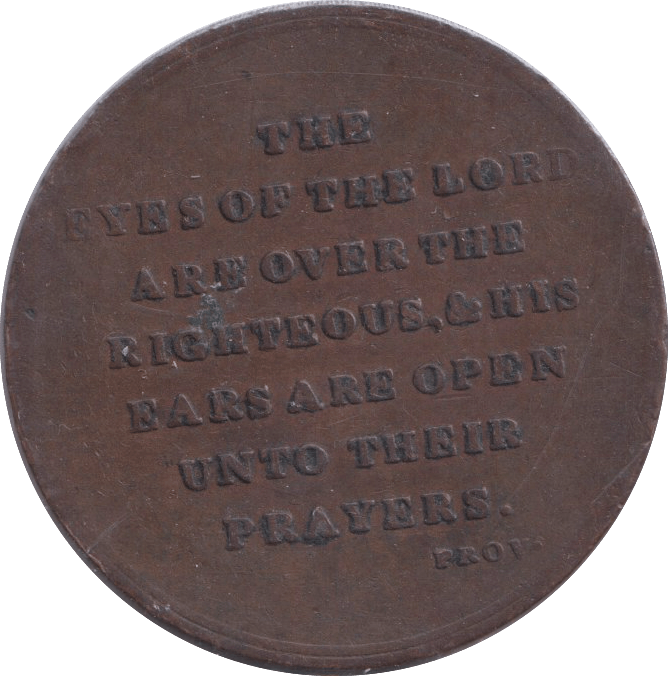 1794 LORD PRAY HALFPENNY TOKEN - HALFPENNY TOKEN - Cambridgeshire Coins