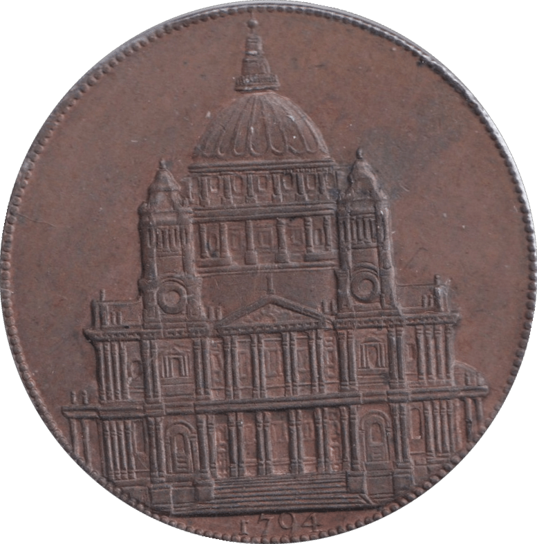 1794 LUDGATE LONDON PENNY TOKEN - PENNY TOKEN - Cambridgeshire Coins
