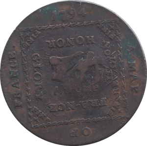 1794 MAY GREAT BRITAIN EVER REMAIN THE SAME TOKEN - WORLD COINS - Cambridgeshire Coins