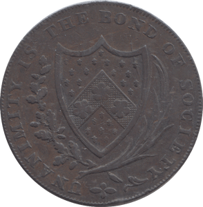1794 NORTHIAM HALFPENNY TOKEN - HALFPENNY TOKEN - Cambridgeshire Coins