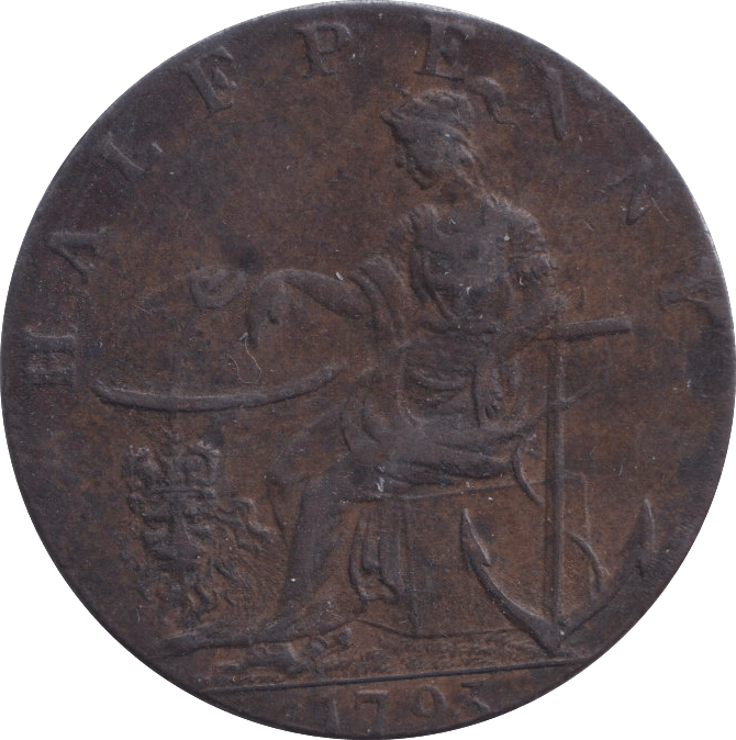 1794 PEACE & PLENTY HAMPSHIRE HALFPENNY TOKEN - HALFPENNY TOKEN - Cambridgeshire Coins
