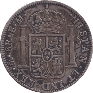 1794 SILVER 8 REALES SPANISH COLONY MEXICO - SILVER WORLD COINS - Cambridgeshire Coins