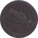 1795 AM I NOT A MAN ANTI SLAVERY HALFPENNY TOKEN - HALFPENNY TOKEN - Cambridgeshire Coins