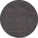 1795 BANK HALFPENNY TOKEN - Halfpenny - Cambridgeshire Coins