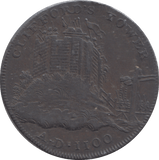 1795 BANK HALFPENNY TOKEN - Halfpenny - Cambridgeshire Coins