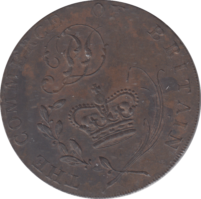 1795 BURRY HALFPENNY TOKEN - HALFPENNY TOKEN - Cambridgeshire Coins