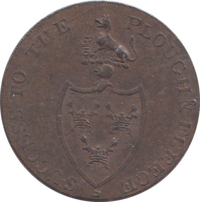 1795 BURRY HALFPENNY TOKEN - HALFPENNY TOKEN - Cambridgeshire Coins