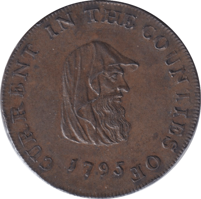 1795 CAMBRIDGESHIRE HALFPENNY TOKEN - HALFPENNY TOKEN - Cambridgeshire Coins