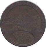 1795 DUNDEE HALFPENNY TOKEN - PENNY TOKEN - Cambridgeshire Coins