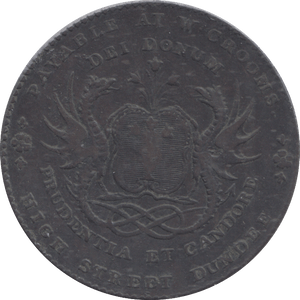 1795 DUNDEE HALFPENNY TOKEN - PENNY TOKEN - Cambridgeshire Coins