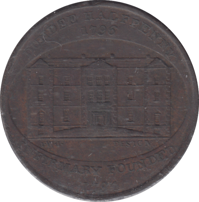 1795 DUNDEE HALFPENNY TOKEN - PENNY TOKEN - Cambridgeshire Coins