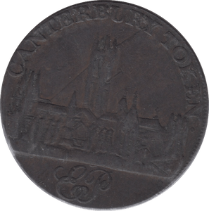 1795 HALF PENNY TOKEN CANTERBURY - HALFPENNY TOKEN - Cambridgeshire Coins