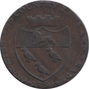 1795 HALF PENNY TOKEN CANTERBURY - HALFPENNY TOKEN - Cambridgeshire Coins