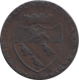 1795 HALF PENNY TOKEN CANTERBURY - HALFPENNY TOKEN - Cambridgeshire Coins
