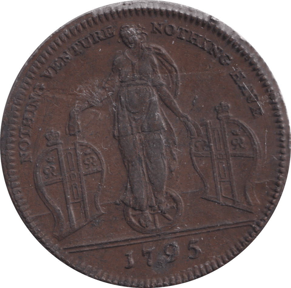 1795 HALFPENNY CUTTERS TOKEN RICHARDSONS MIDDLESEX - HALFPENNY TOKEN - Cambridgeshire Coins