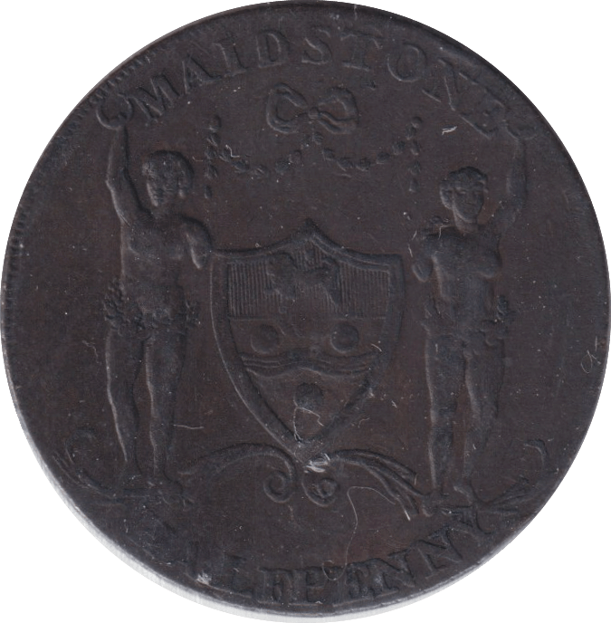 1795 HALFPENNY MAIDSTONE TOKEN - HALFPENNY TOKENS - Cambridgeshire Coins