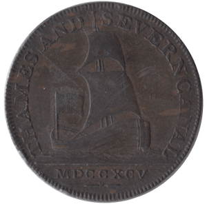 1795 HALFPENNY TOKEN BRIMSCOMBE PORT BIRMINGHAM - HALFPENNY TOKENS - Cambridgeshire Coins