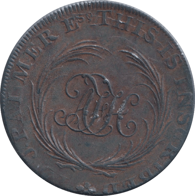 1795 HALFPENNY TOKEN MAIL COACH - HALFPENNY TOKEN - Cambridgeshire Coins