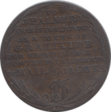 1795 HALFPENNY TOKEN MAIL COACH - WORLD COINS - Cambridgeshire Coins