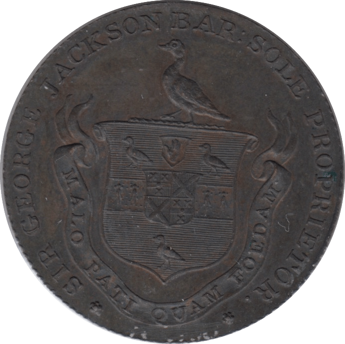 1795 HALFPENNY TOKEN NAVIGATION BISHOPS STORTFORD - HALFPENNY TOKENS - Cambridgeshire Coins