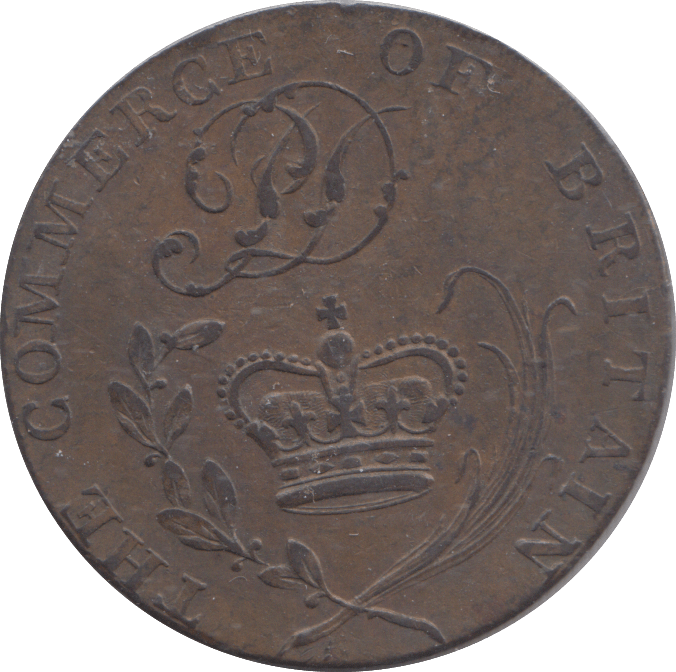 1795 HALFPENNY TOKEN - Halfpenny - Cambridgeshire Coins