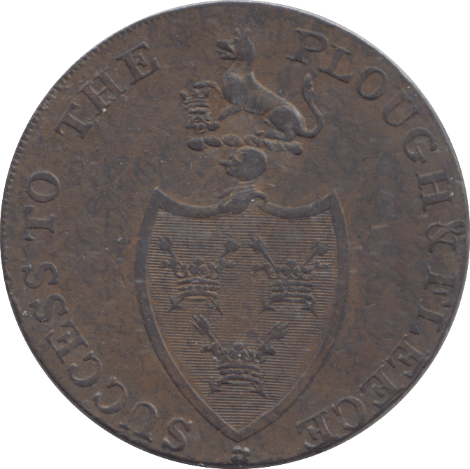 1795 HALFPENNY TOKEN - Halfpenny - Cambridgeshire Coins