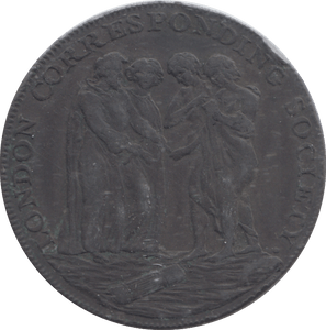 1795 LONDON HALFPENNY TOKEN - Halfpenny - Cambridgeshire Coins