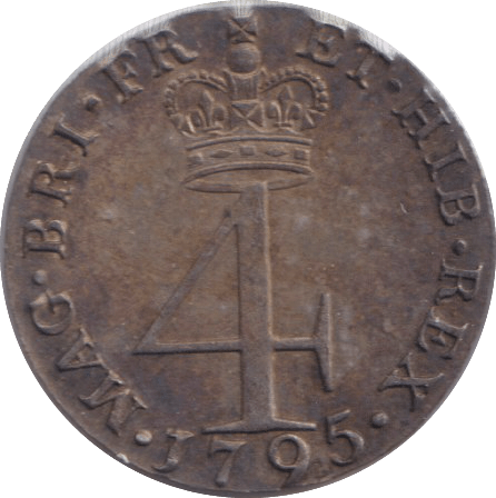 1795 MAUNDY FOURPENCE ( GVF ) - MAUNDY FOURPENCE - Cambridgeshire Coins
