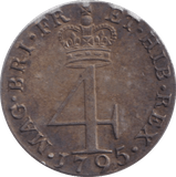 1795 MAUNDY FOURPENCE ( GVF ) - MAUNDY FOURPENCE - Cambridgeshire Coins