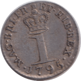 1795 MAUNDY ONE PENNY ( VF ) - MAUNDY ONE PENNY - Cambridgeshire Coins