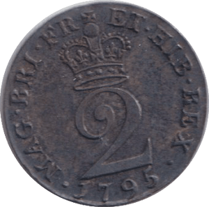 1795 MAUNDY TWOPENCE ( GVF ) - MAUNDY TWOPENCE - Cambridgeshire Coins