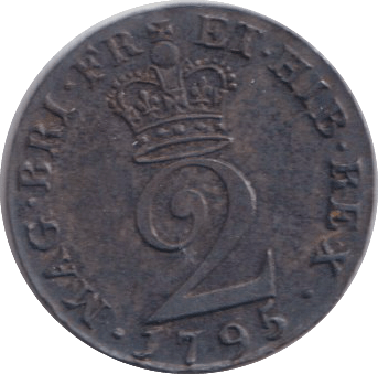 1795 MAUNDY TWOPENCE ( GVF ) - MAUNDY TWOPENCE - Cambridgeshire Coins