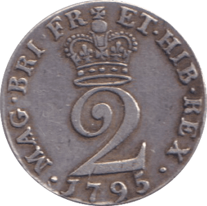 1795 MAUNDY TWOPENCE ( VF ) - MAUNDY TWOPENCE - Cambridgeshire Coins
