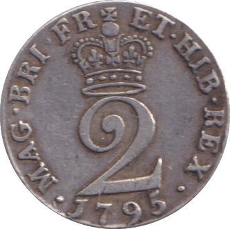 1795 MAUNDY TWOPENCE ( VF ) - MAUNDY TWOPENCE - Cambridgeshire Coins