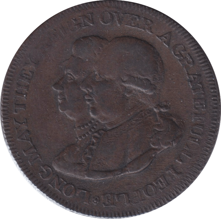 1795 MIDDLESEX HALFPENNY TOKEN - HALFPENNY TOKEN - Cambridgeshire Coins