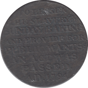 1795 MIDDLESEX HALFPENNY TOKEN - HALFPENNY - Cambridgeshire Coins